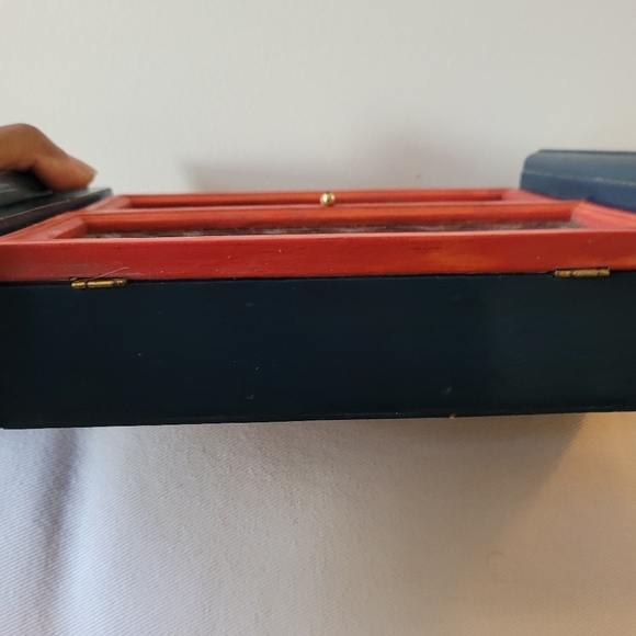 Vintage miniature doll house hutch armoire storage shelving unit - Picture 13 of 13